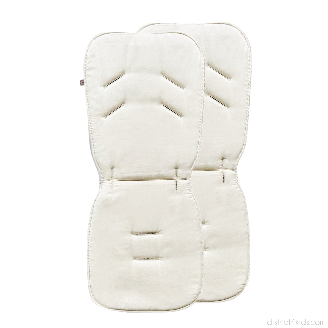 Sitzauflage Bio Baumwolle für den Kinderwagen - universell passend