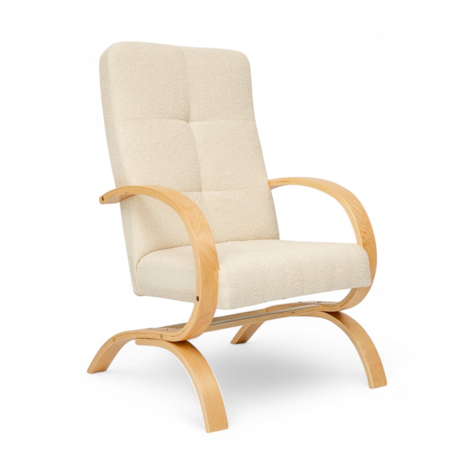 Stillsessel aus Teddystoff Boucle – Ergonomisch, gemütlich & modern