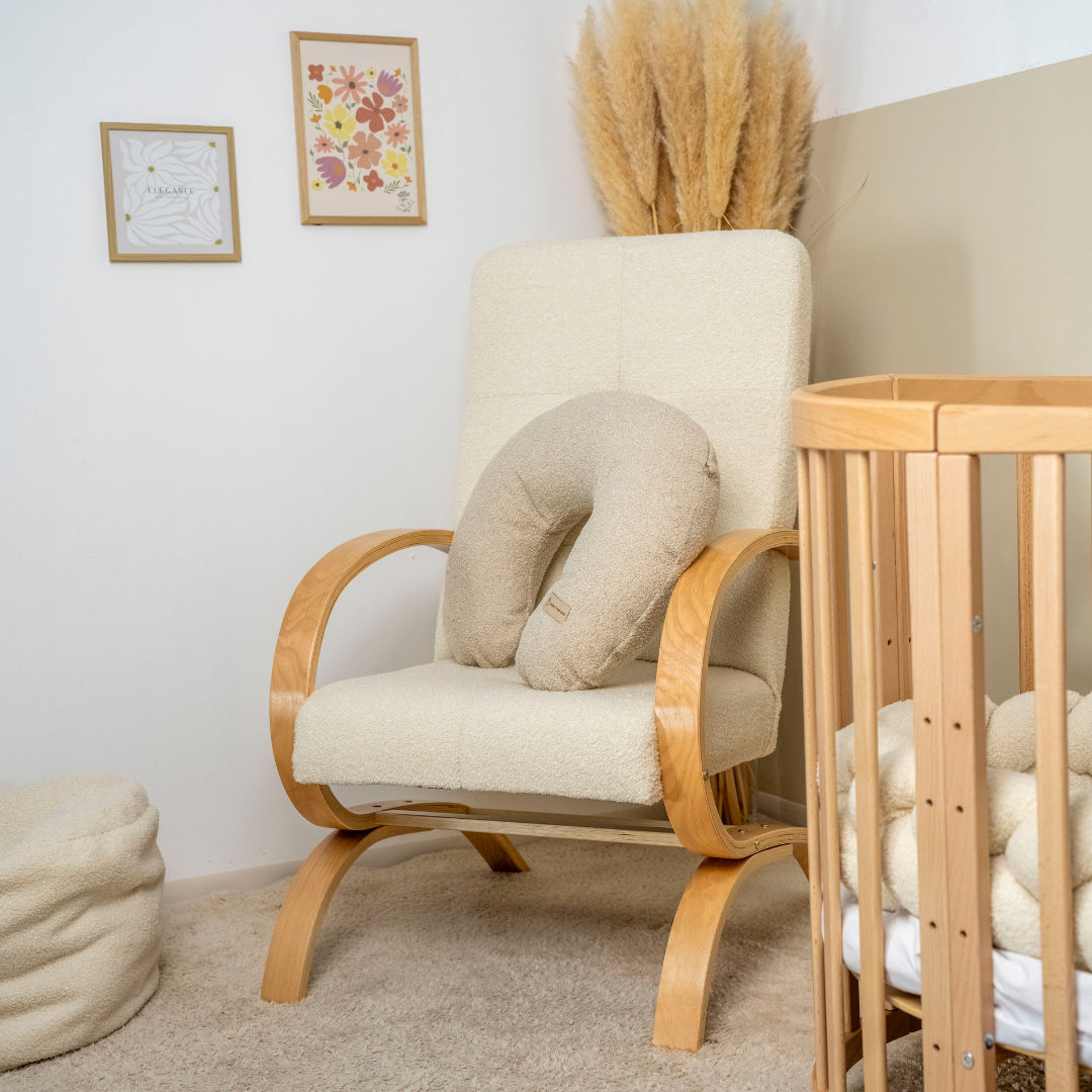 Stillsessel aus Teddystoff Boucle – Ergonomisch, gemütlich & modern