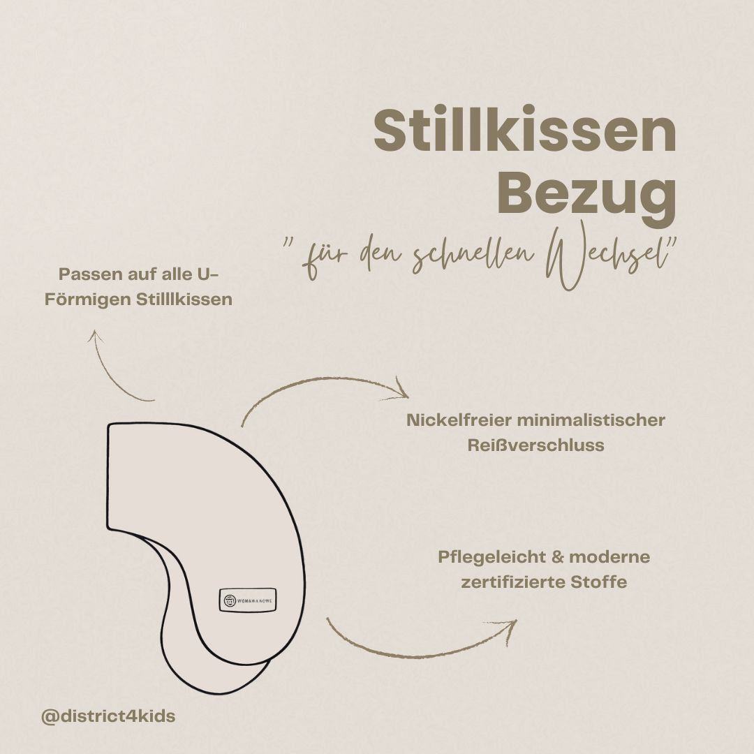 Stillkisse-Ersatzbezug aus Teddystoff Boucle