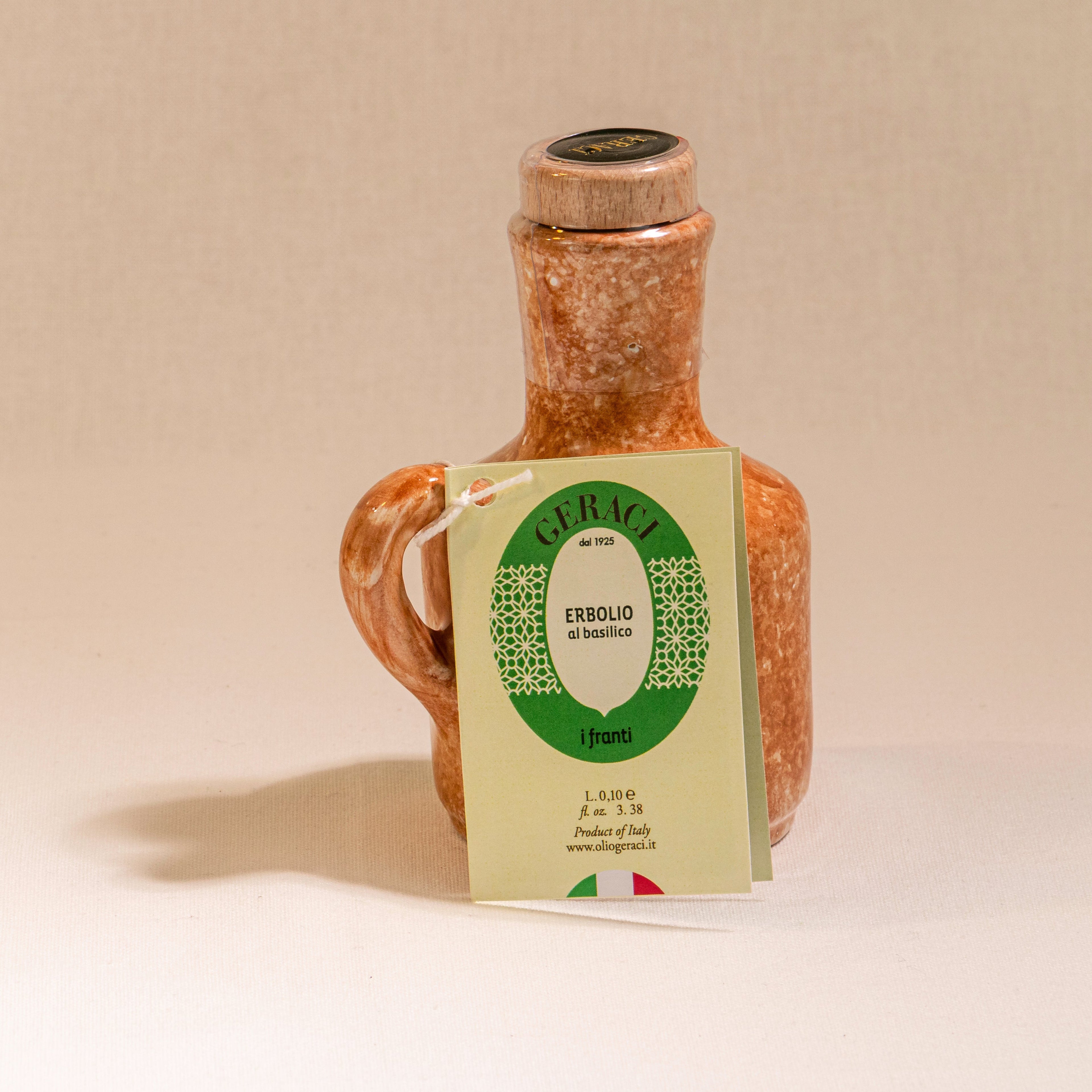 Basilikum-Olivenöl Erbolio Sizilien