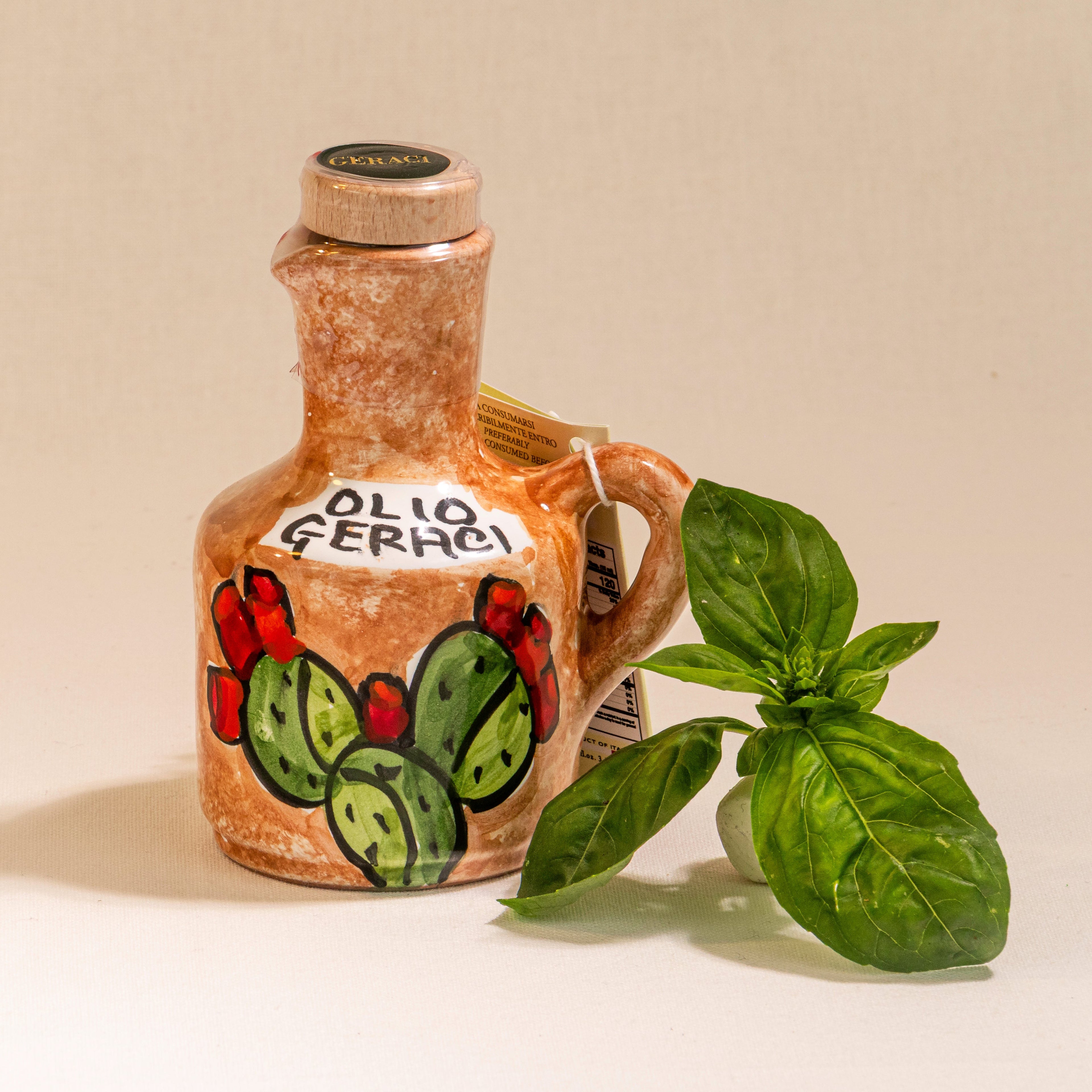 Basilikum-Olivenöl Erbolio Sizilien