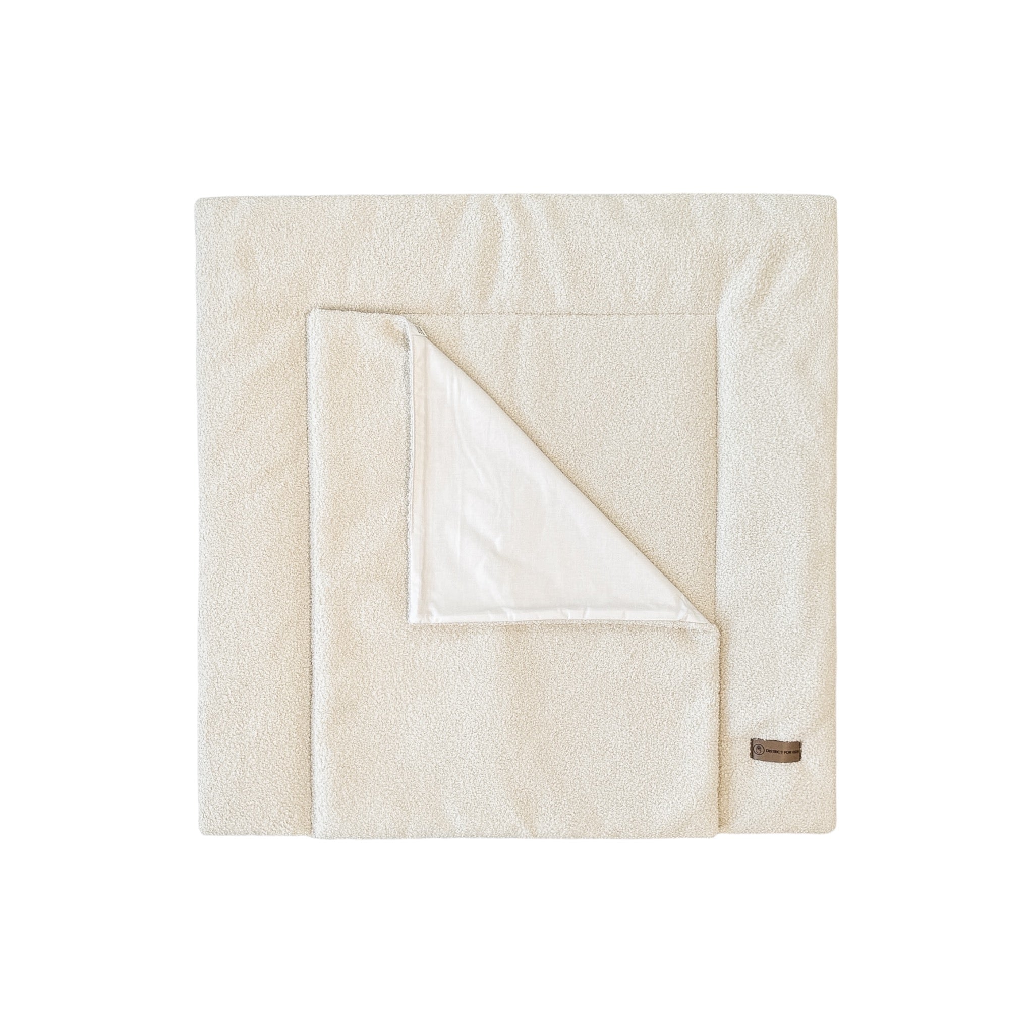 Wickelauflage Teddy Boucle mit Unterlage – natürlich & kuschelig für dein Baby