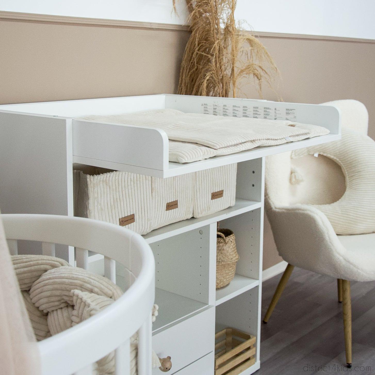 Wickeltisch-Korb Cord – praktisches Utensilo für Wickeltisch & Babyzimmer
