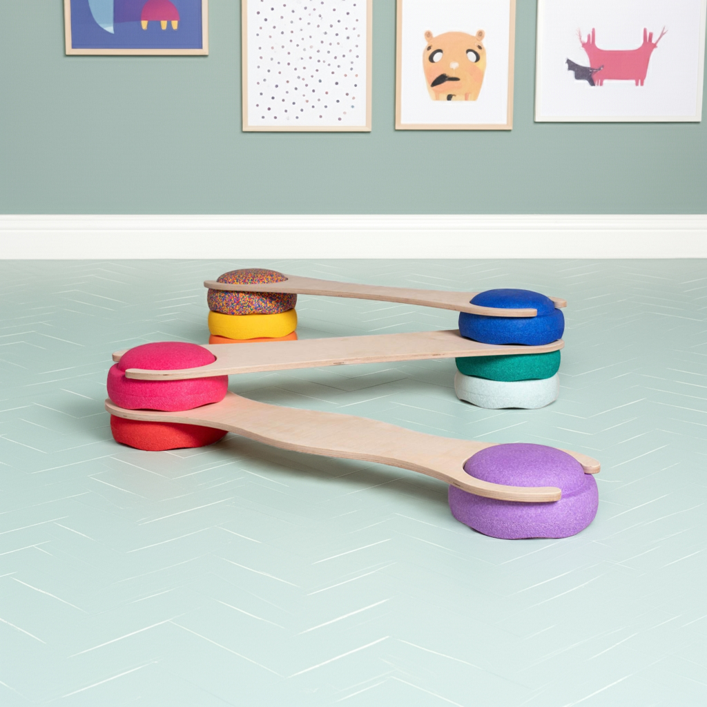 Stapelboard 3er Set DS für Stapelsteine – perfekte Balance und kreative Bewegung