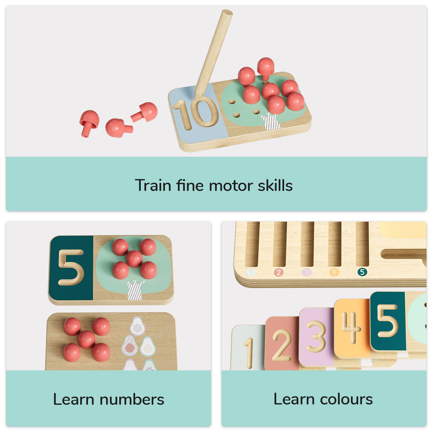 Obstbaum-Zähler - Montessori