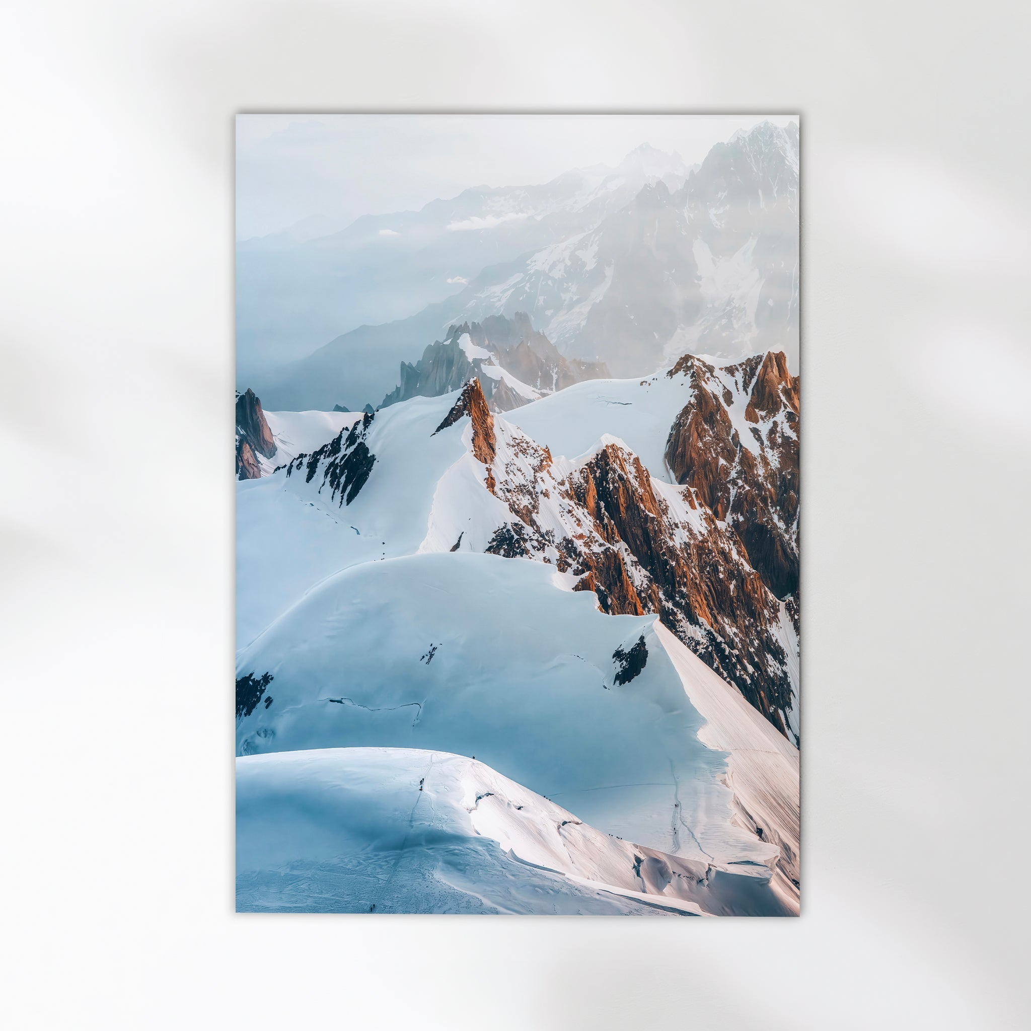 Trois Monts Route Wall Art - Mont Blanc Summit Adventure Print