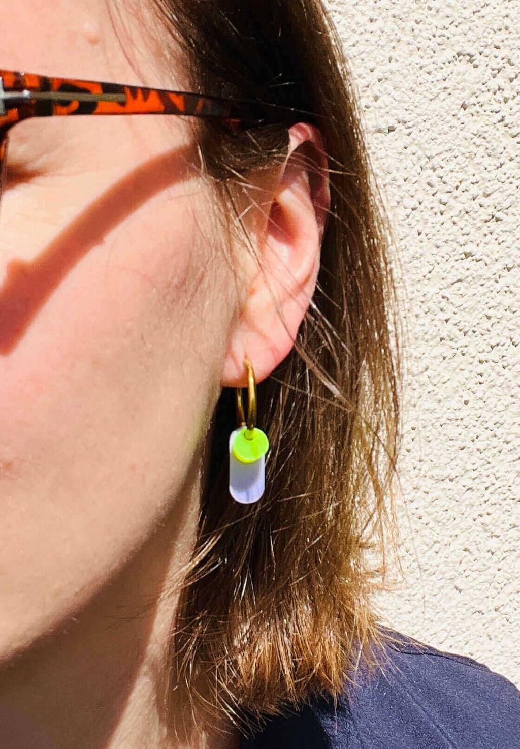 Dopamine Colors Creolen in rosa/rot