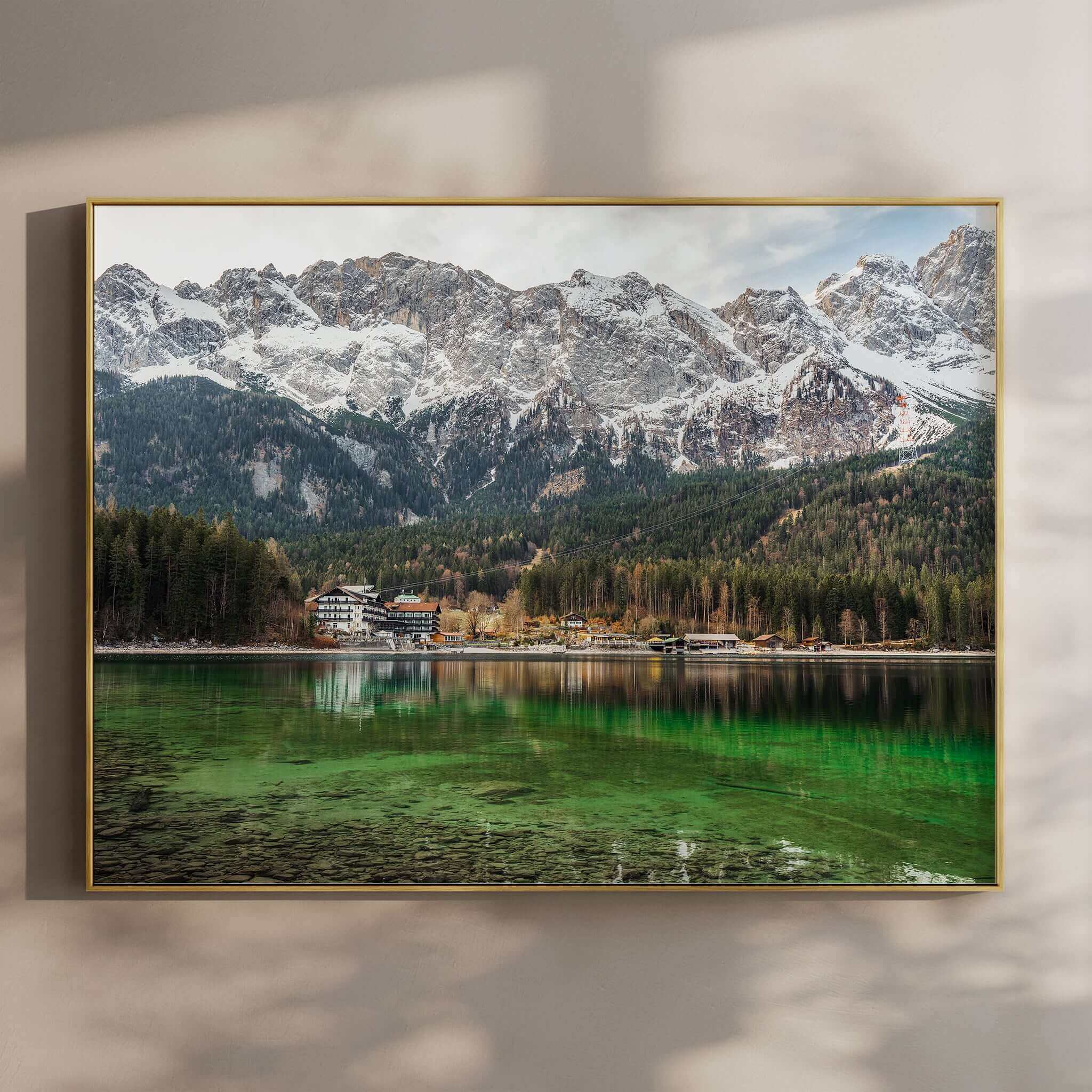 Eibsee Wall Art Print – Bavarian Mountain Photography
