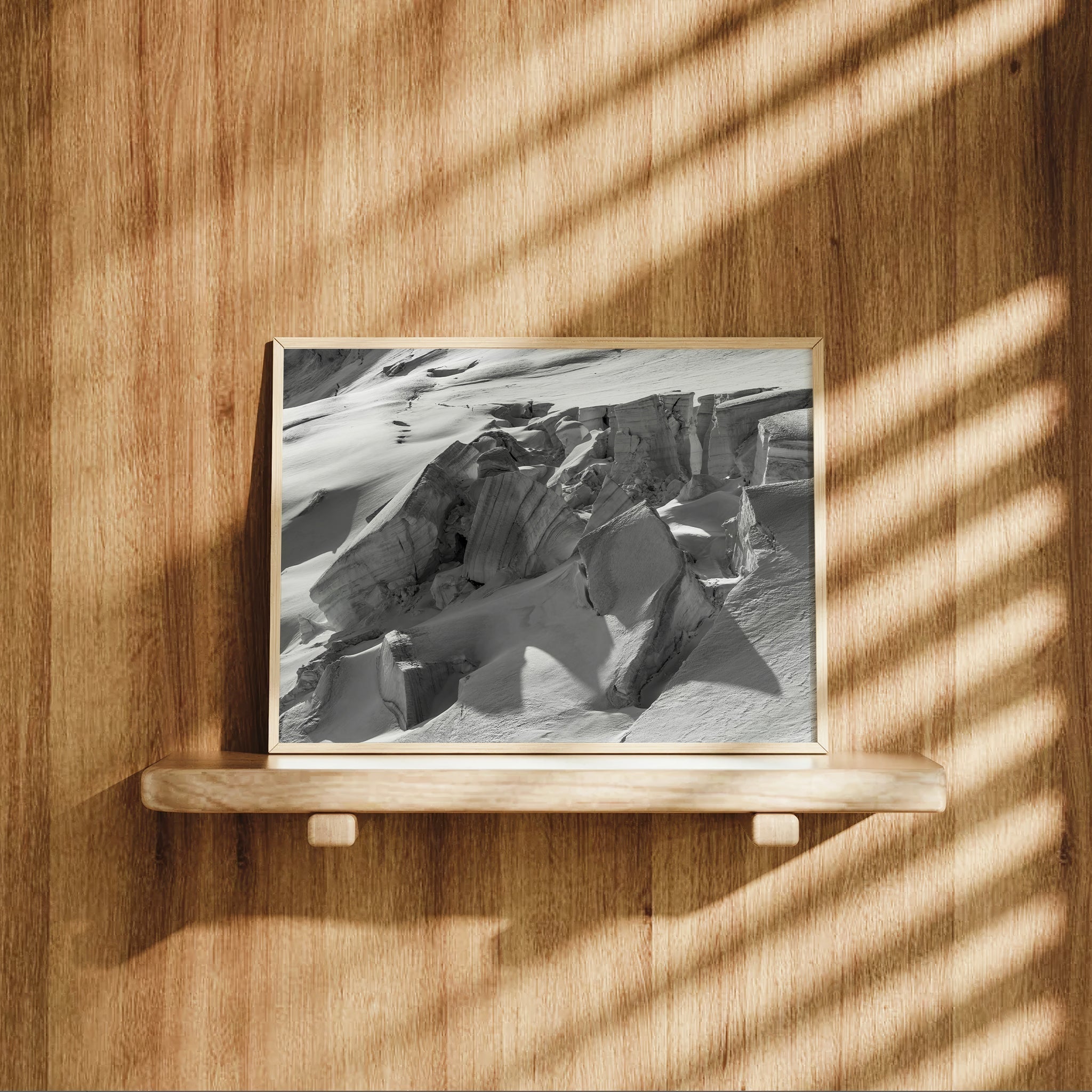 Glacier de Taconnez Wall Art Print | Chamonix Glacier Photography