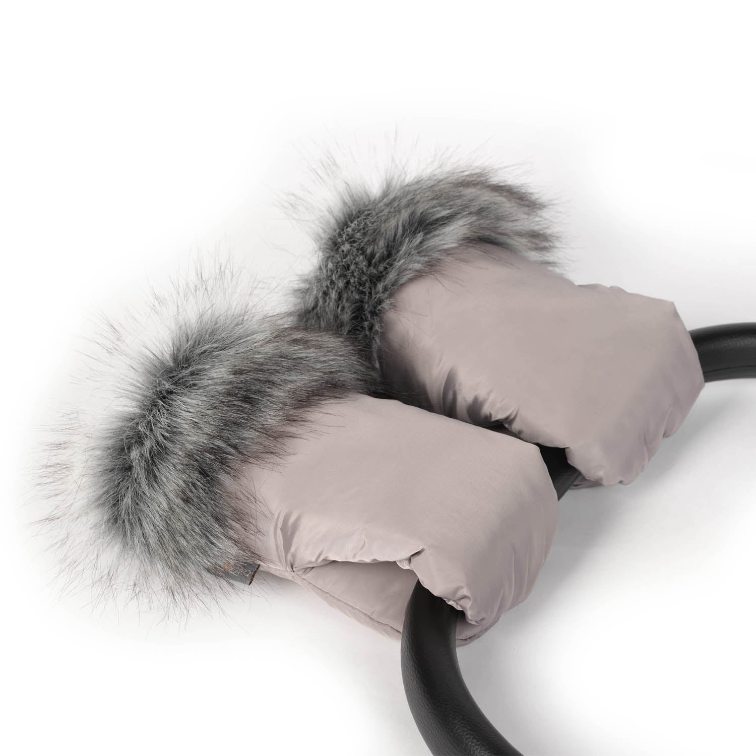 Handwärmer mit Fell für Kinderwagen – Stylisch, warm & wasserabweisend