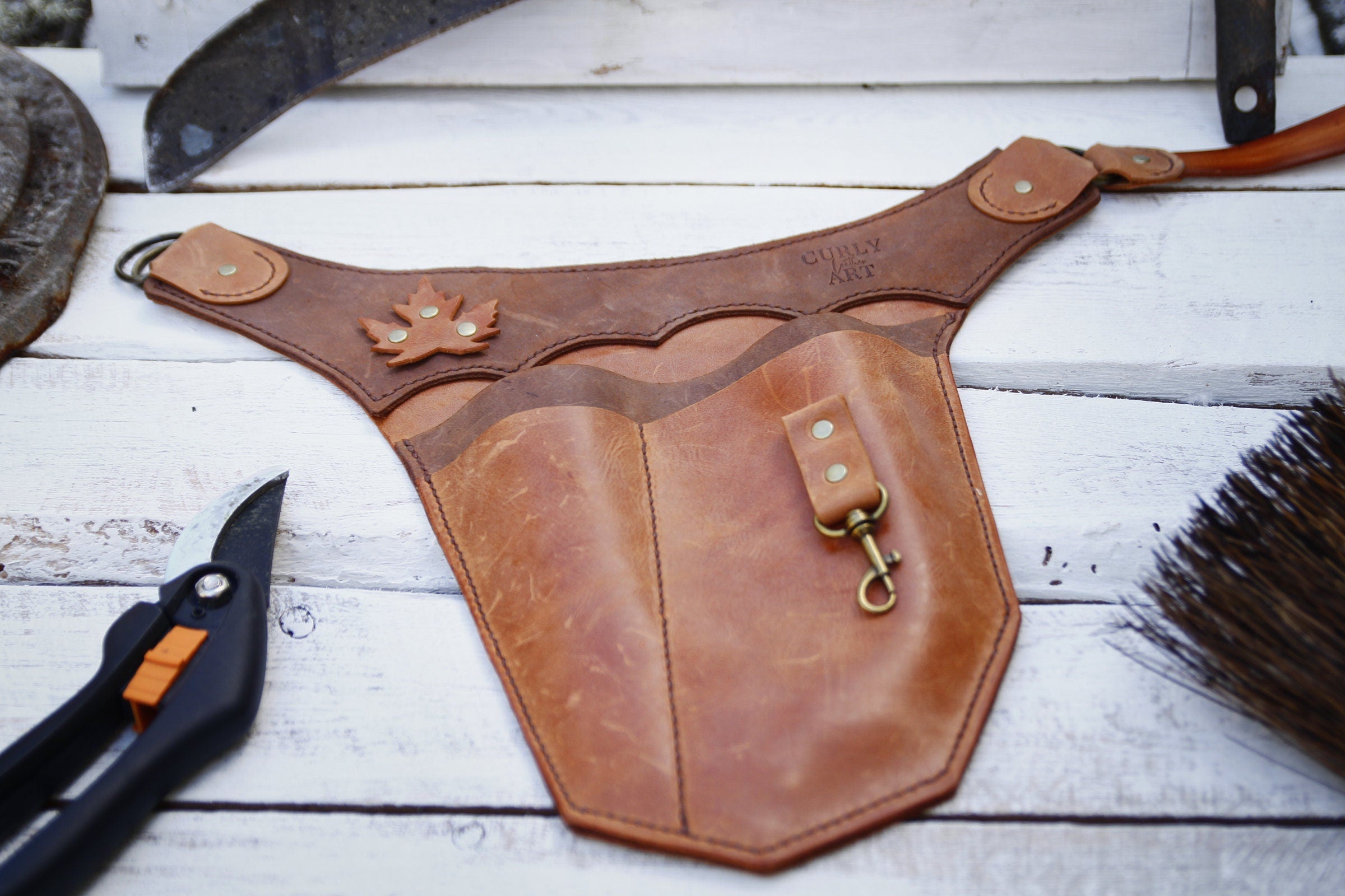 Gartenwerkzeuggürtel, Linke Körperseite, Werkzeuggürtel