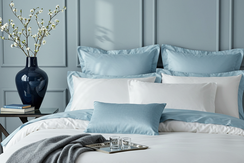 Aura Baumwolle Perkal Kissenbezug