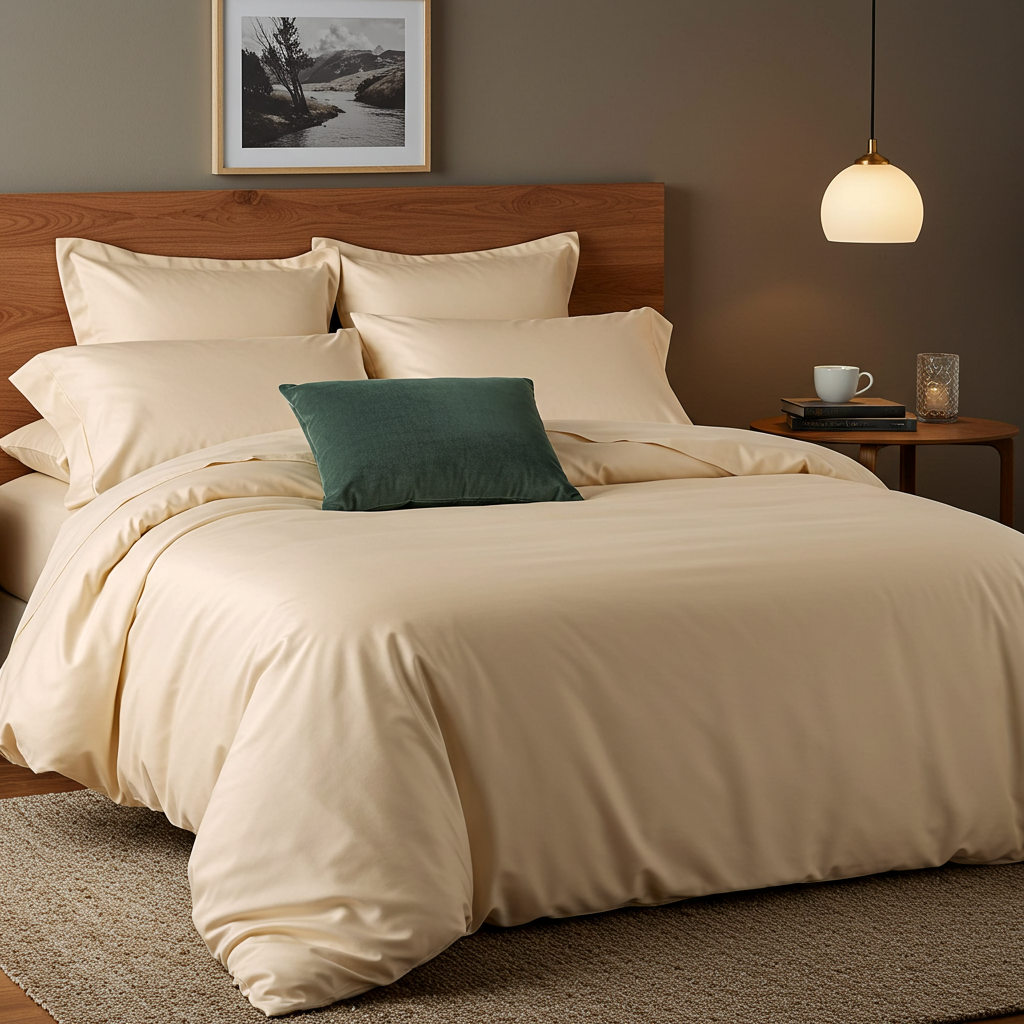 Luxe Baumwolle Satin Kissenbezug