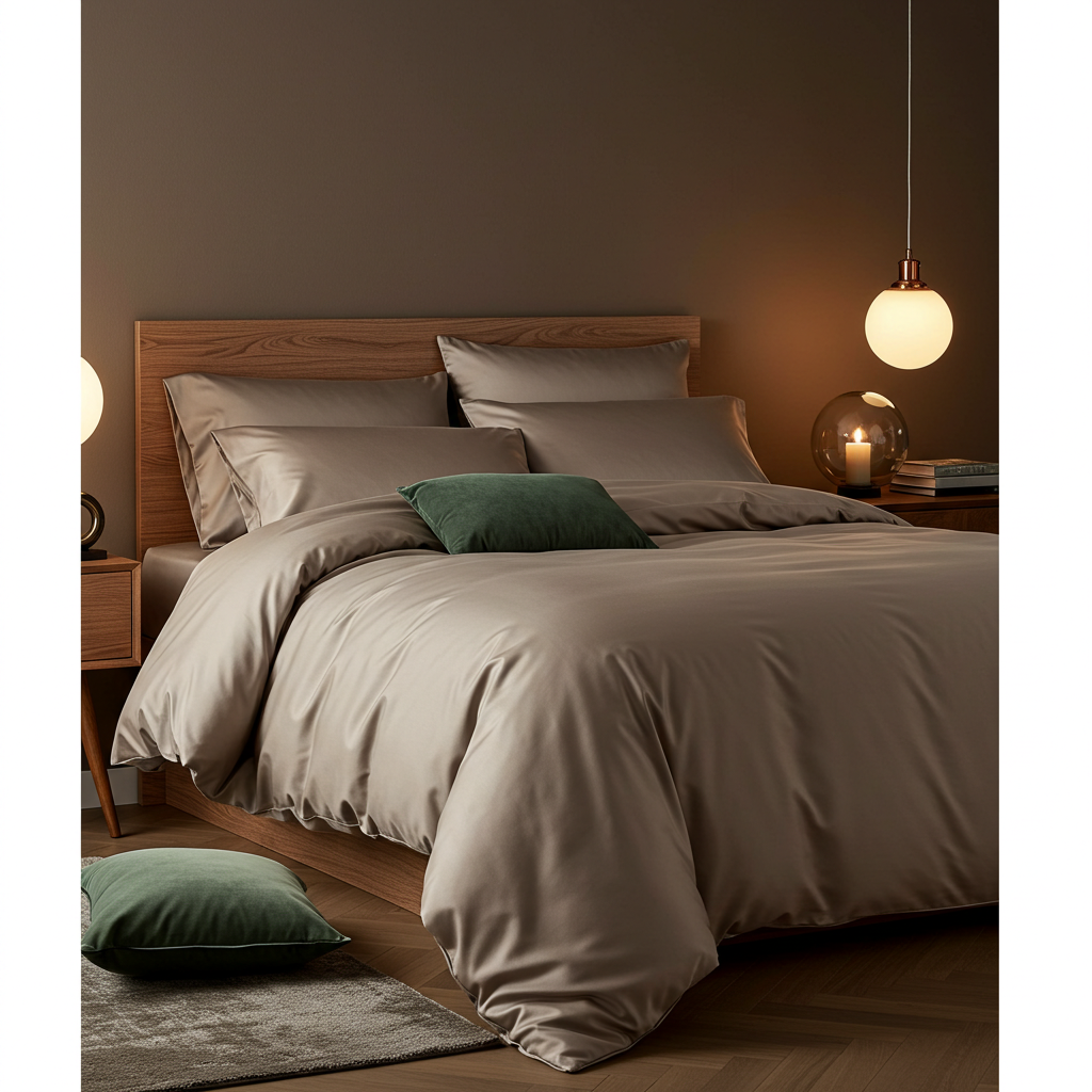 Luxe Baumwolle Satin Kissenbezug