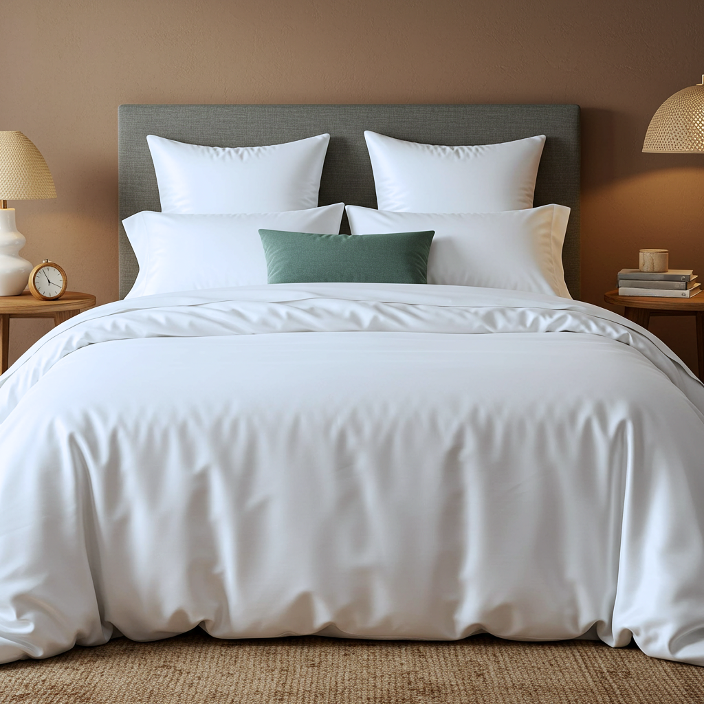 Luxe Baumwolle Satin Deckenbezug