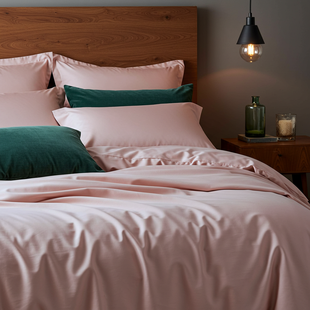 Luxe Baumwolle Satin Kissenbezug