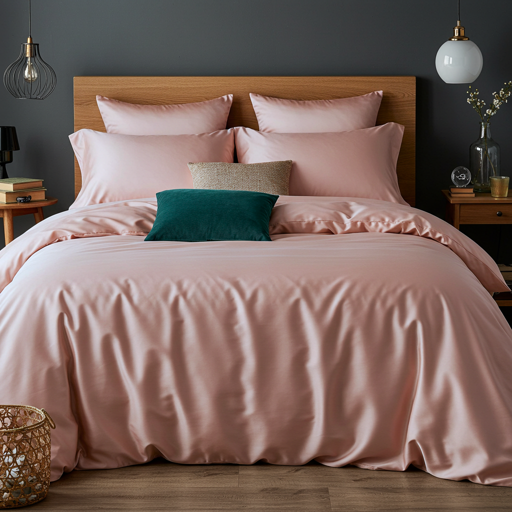 Luxe Baumwolle Satin Deckenbezug