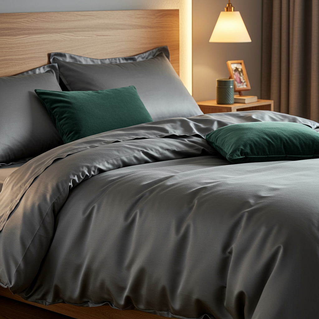 Luxe Baumwolle Satin Kissenbezug