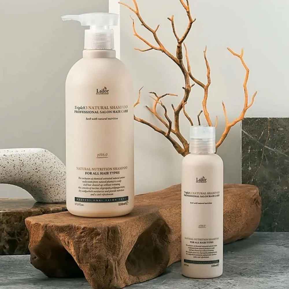 LADOR | TripleX3 Natural Shampoo -  530 ml