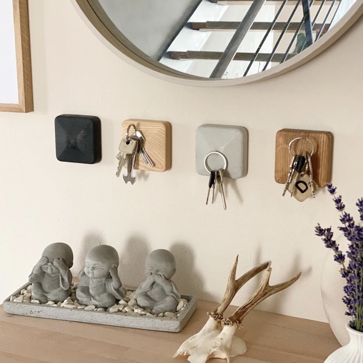 Magnetischer Schlüsselhalter HAMO (4er Set)