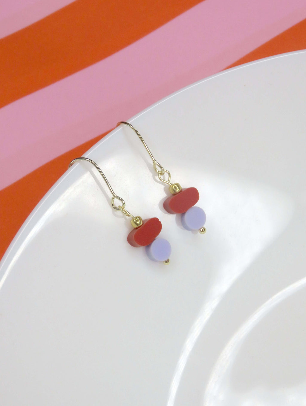 Color Treats Ohrringe Desert mit gold filled Elementen