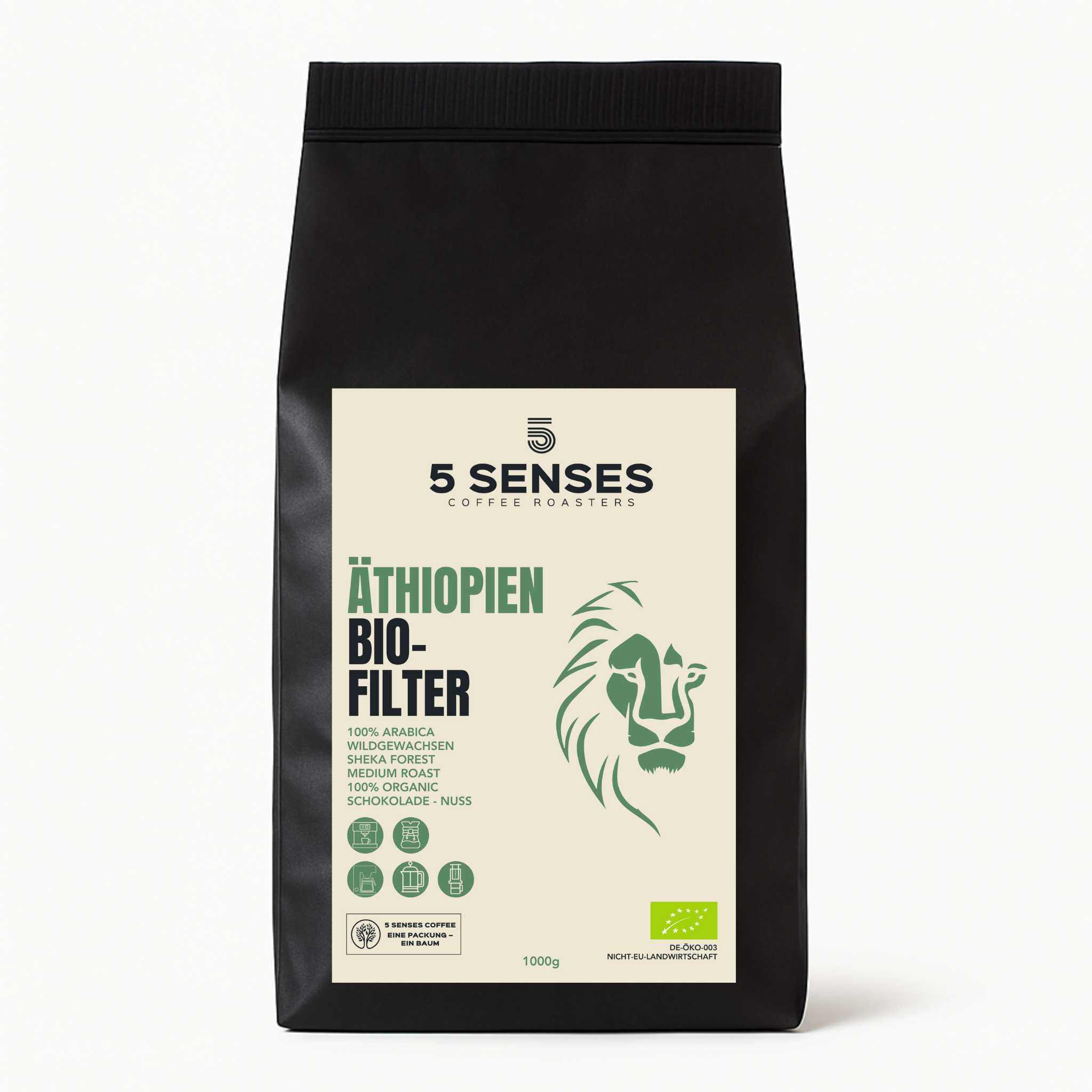 ÄTHIOPIEN FILTERKAFFEE (BIO)