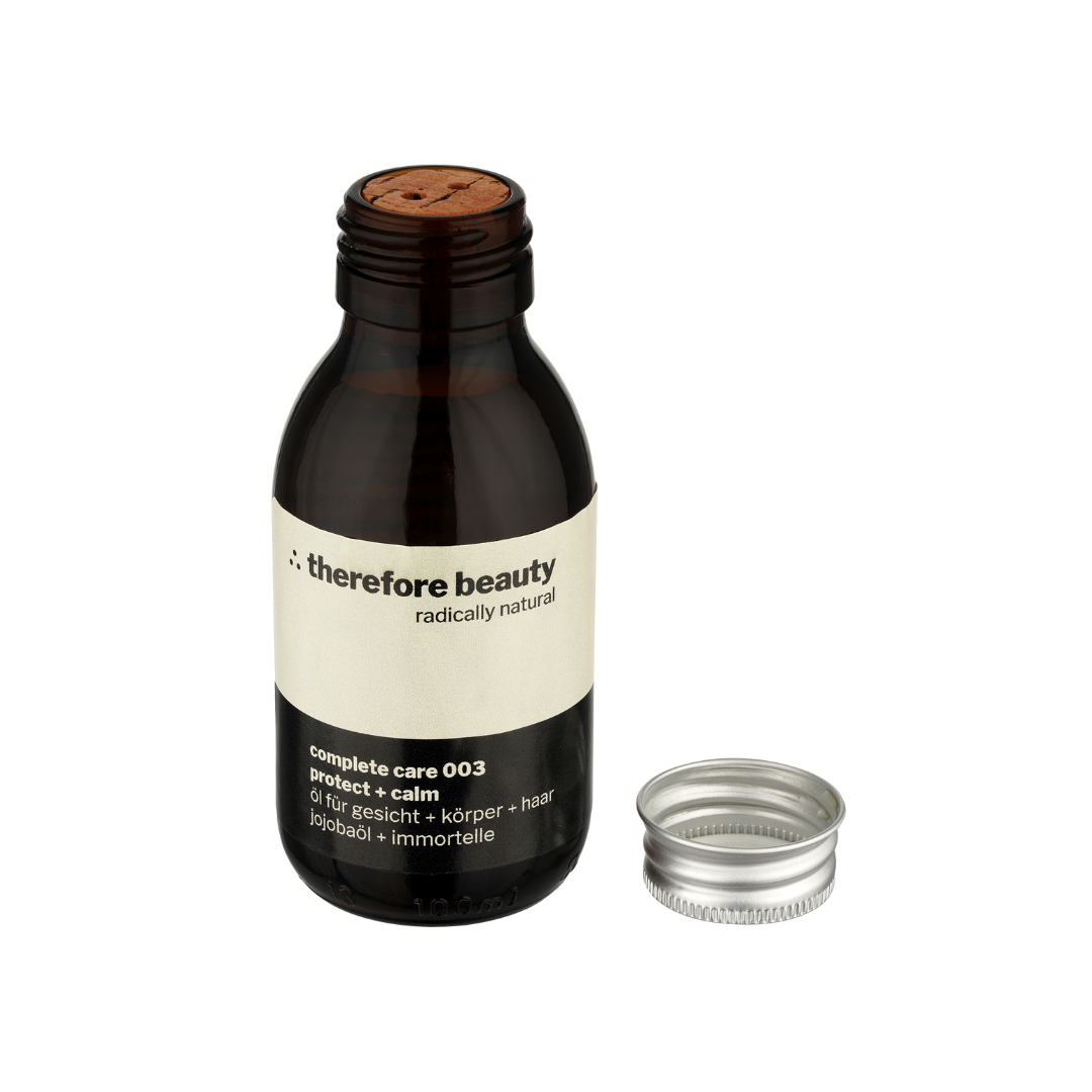 NEU! complete care 003 | Pflegeöl für Gesicht, Körper, Haar | sanft mit Jojoba + Immortelle