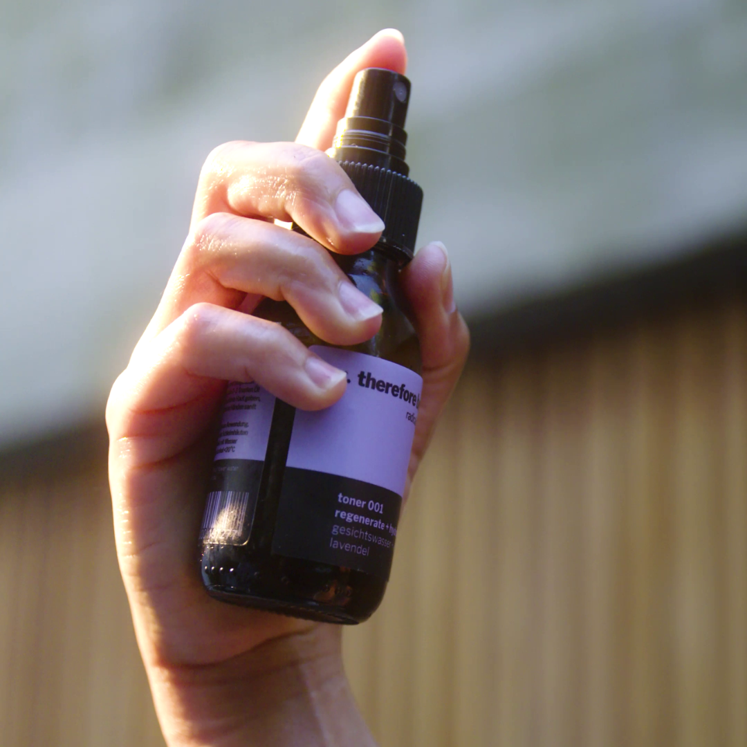 NEU! toner 001 | Feuchtigkeitsspray für Gesicht, Körper & Haar| aus Lavendelblüten