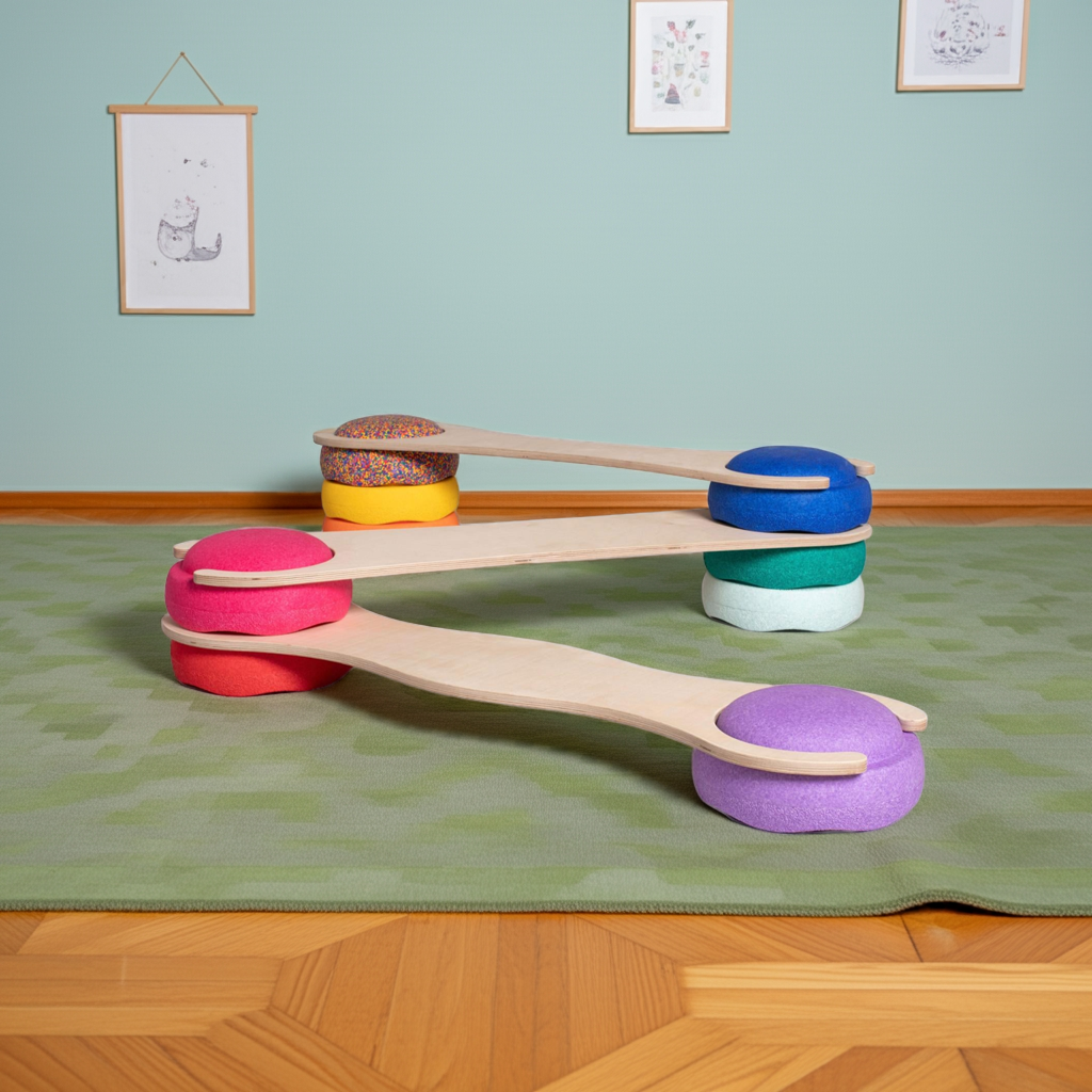 Stapelboard 3er Set DS für Stapelsteine – perfekte Balance und kreative Bewegung