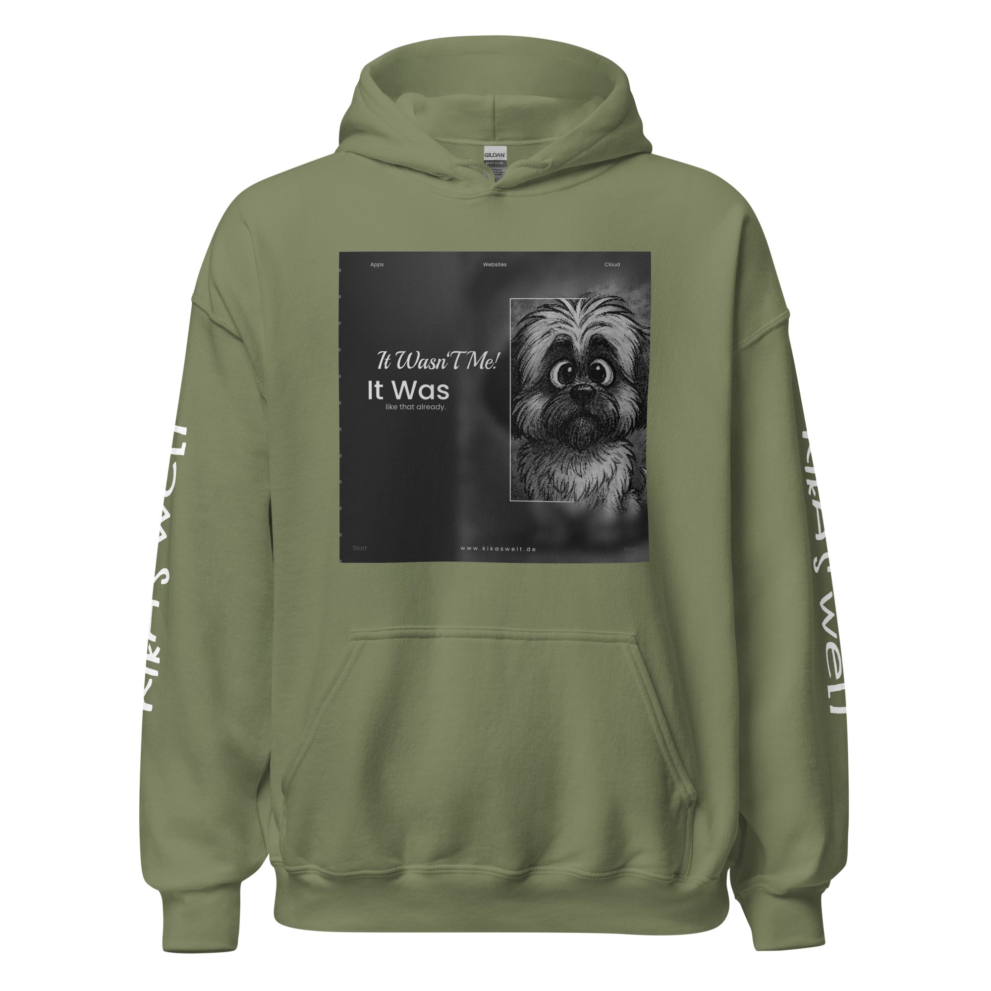 Unisex-Kapuzenpullover - Ahnungslos