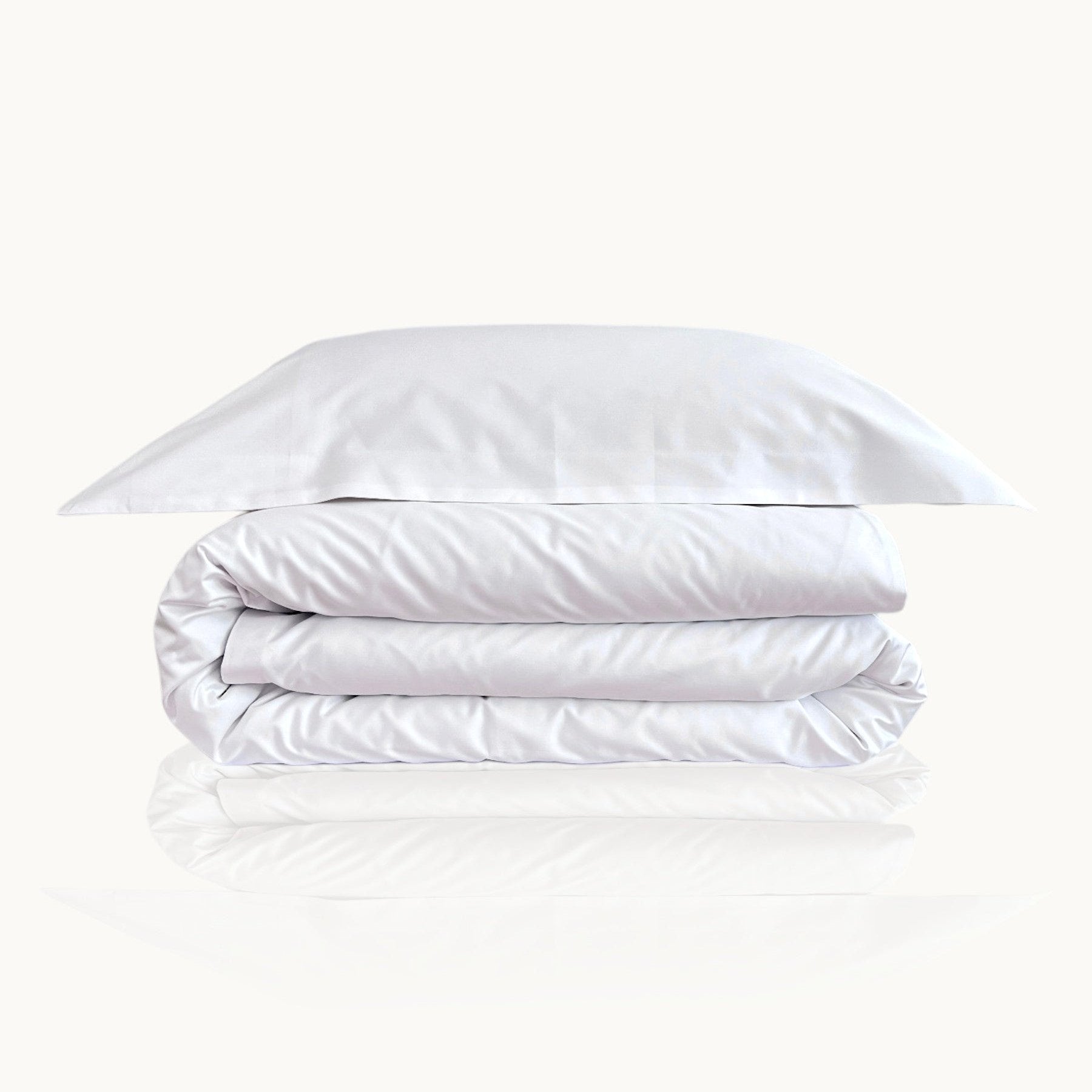 Luxe Baumwolle Satin Bettwäsche