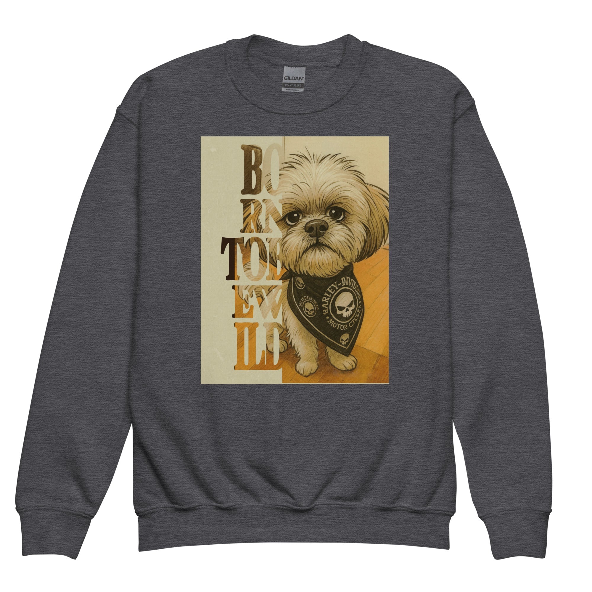 T-Shirt mit Rundhalsausschnitt für Jugendliche